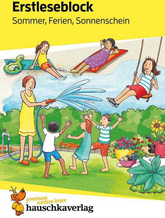 Erstleseblock - Sommer, Ferien, Sonnenschein, A5-Block (Allemand, Susanne Schulte, Helena Heiss, 2021)