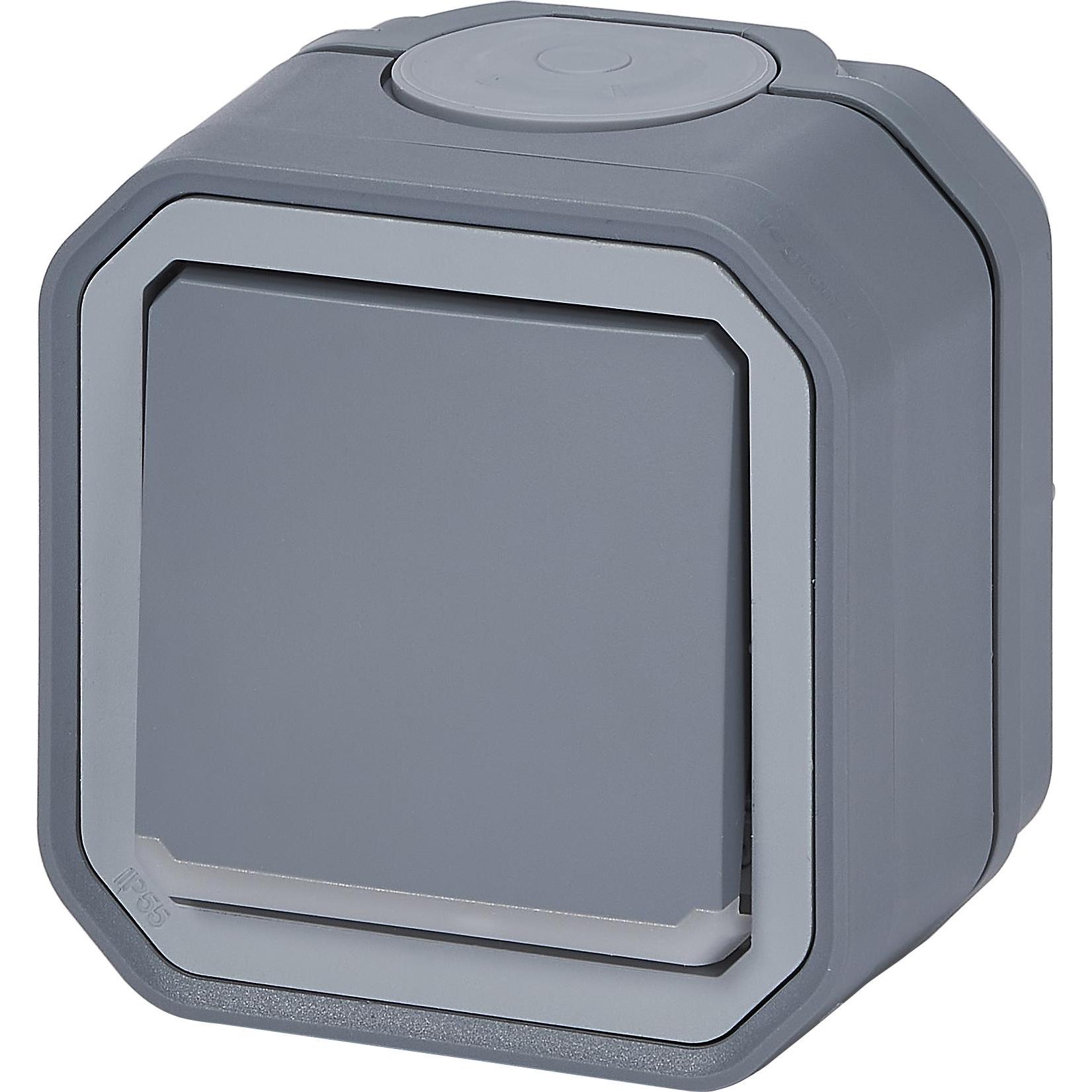 Legrand Kontrollschalter, Taster + Schalter, Grau