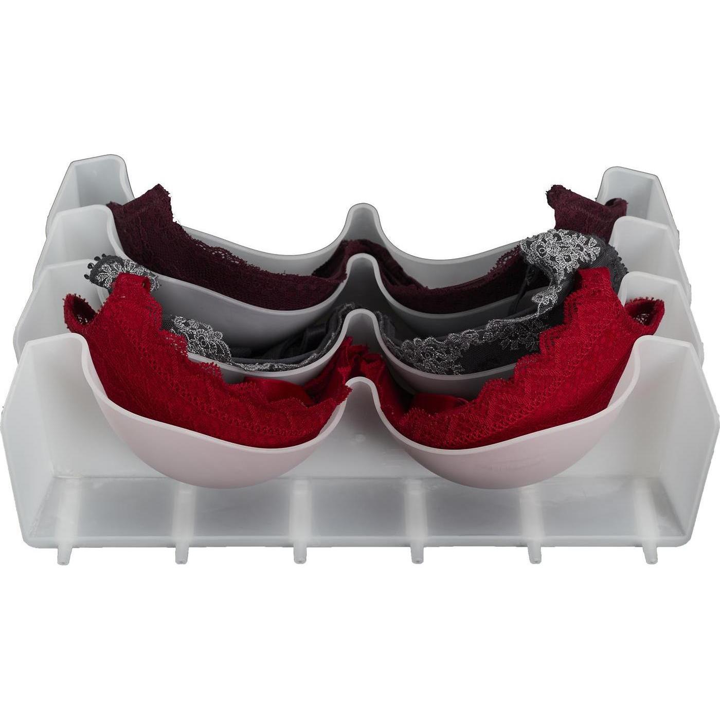 Thumbnail - Je Cherche Une Idee, Aufbewahrungsbox, Aufbewahrung für BH - 2 Teile - grau