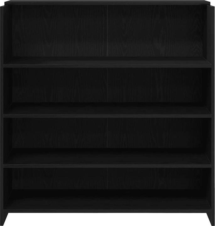 Actual product image vidaXL Reception counter black oak look 100x50x103.5cm wood-based material