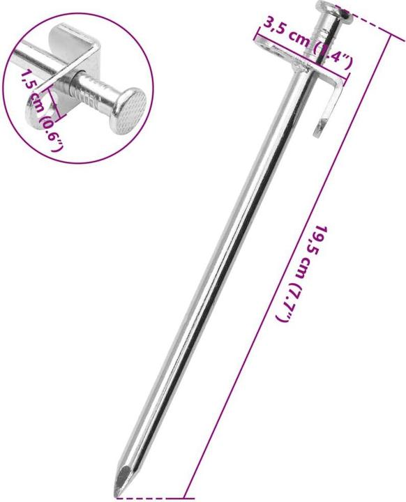 Image du produit vidaXL Zelthering