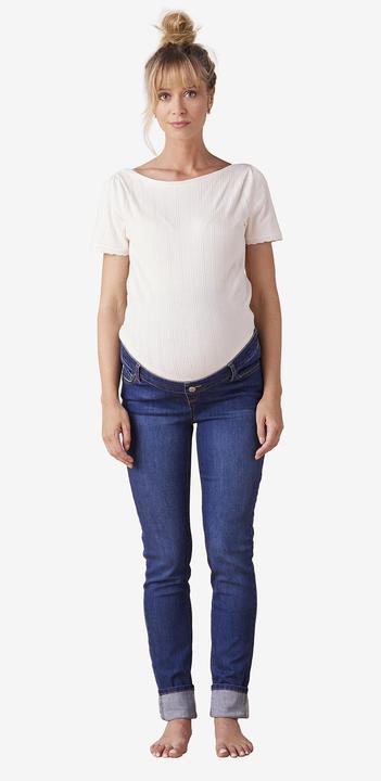 Actual product image Envie de Fraise Skinny-Umstandsjeans, Seamless-Bund WATERLESS, Bundweite verstellbar (Frequency band 38 (2600 MHz))