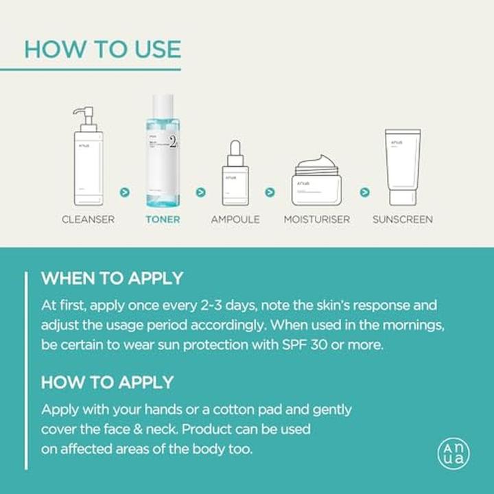 Actual product image Anua BHA 2% Gentle Exfoliating (Face toner, 150 ml)