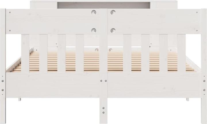 Image du produit vidaXL Bett mit Regal (140 x 200 cm)