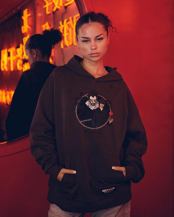 Immagine prodotto Maglia con cappuccio Death Note Graphic Brown (M) (M)