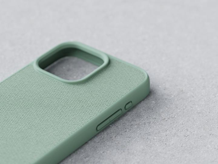 Produktbild Njord Hard-Cover Fabric MagSafe Case Turquoise (Apple iPhone 15 Pro Max)