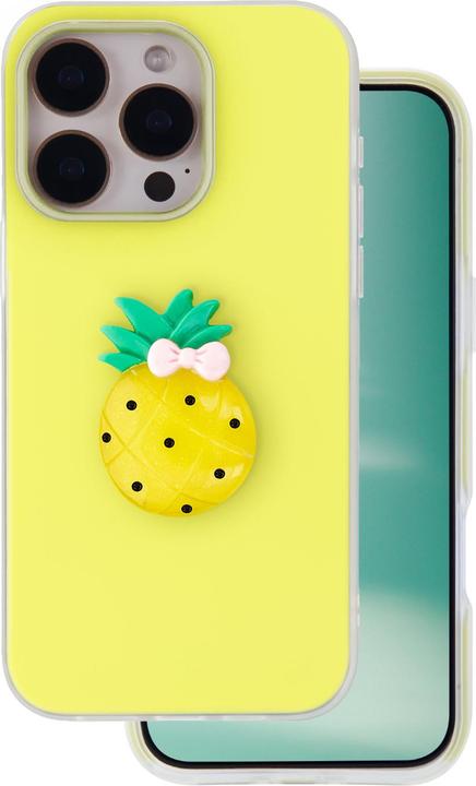 Produktbild OEM Fruit 2in1 case for iPhone 16 Pro 6,3" yellow (Apple iPhone 16 Pro)