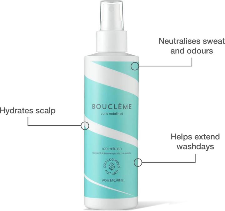 Produktbild Boucleme BouclÃ¨me - Refreshing hair mist (Root Refresh) 200 ml (200 ml, Trockenshampoo)