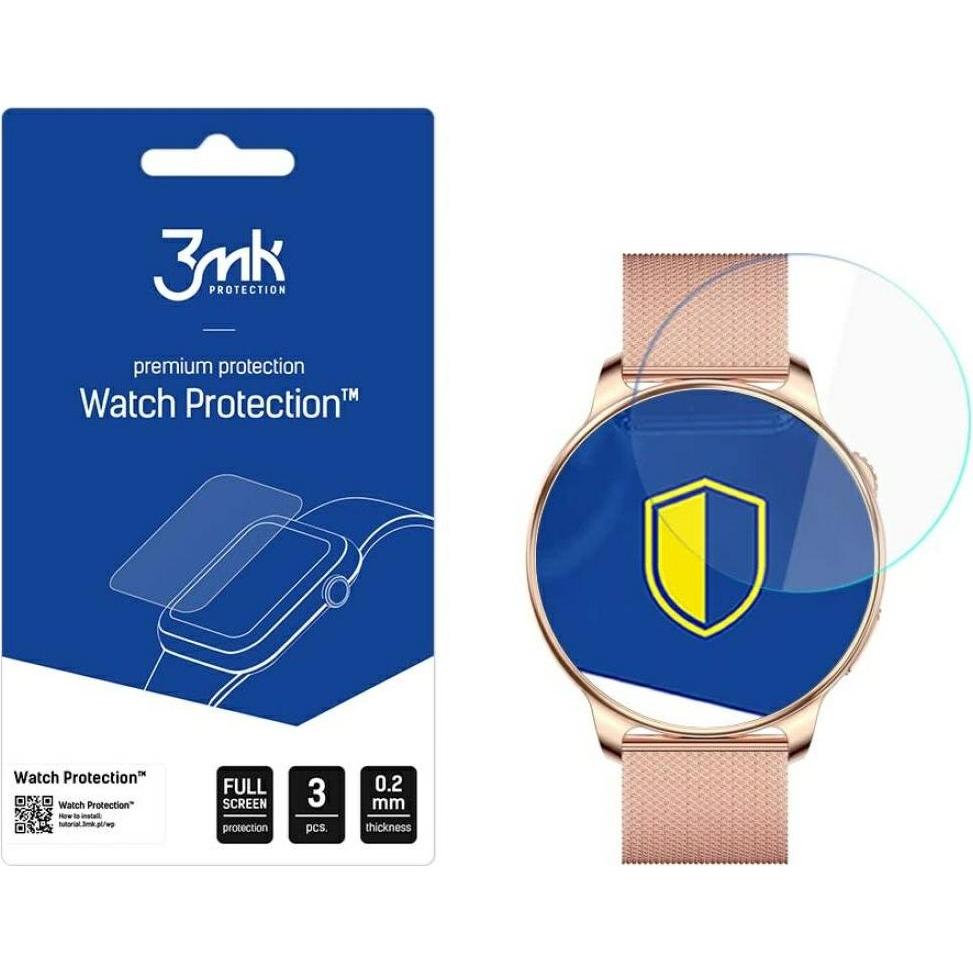 3Mk Chiara Folia Arc Orologio Bemi Trevio Folia Fullscreen, Pellicola Protettiva Per Smartwatch