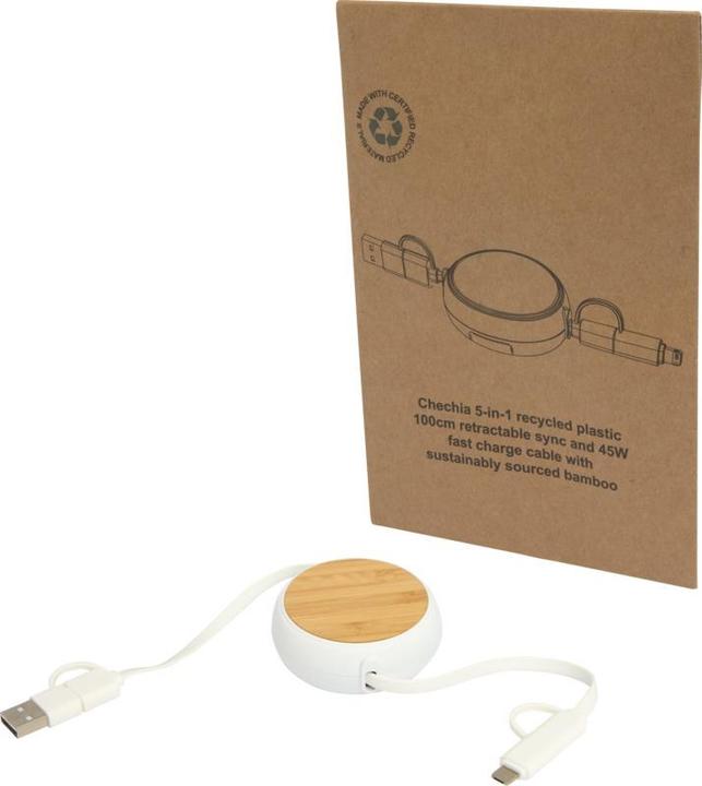 Produktbild Generic Einziehbares Anschlusskabel Chechia 5 in 1 (1 m, 15 W)