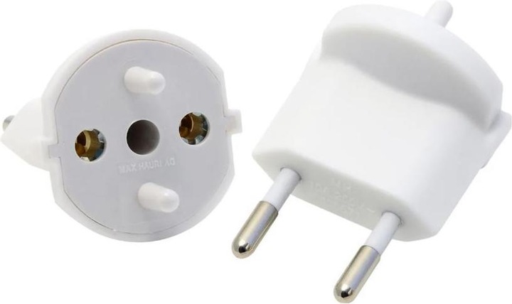Produktbild Schönenberger Fix-Adapter Schuko-CH (Typ 11, 2-Polig)