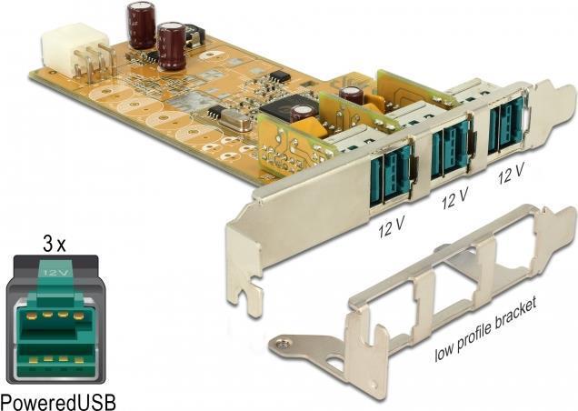 Produktbild Delock 89656 PCI Express > 3 x 12 V