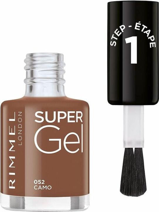Produktbild Rimmel London RIMMEL Super Gel Nagellack Nr. 052 Camo 12ml (052 Camo, Gel-Effekt Nagellack)