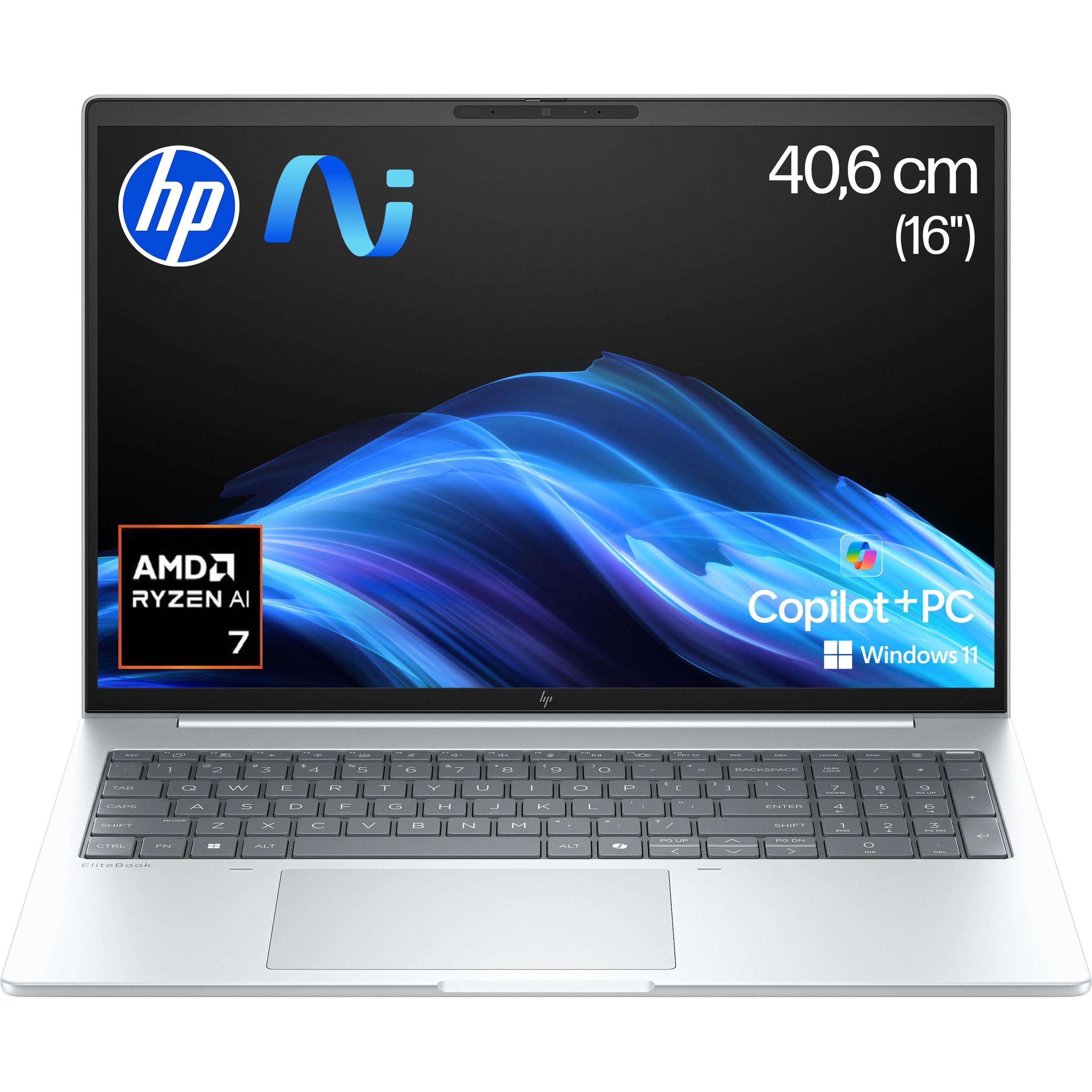 HP EliteBook 8 G1a AMD Ryzen AI 7 350 40,64cm 16Zoll WUXGA 64GB 1TB/SSD W11P SmartBuy 3J Gar (DE) (1
