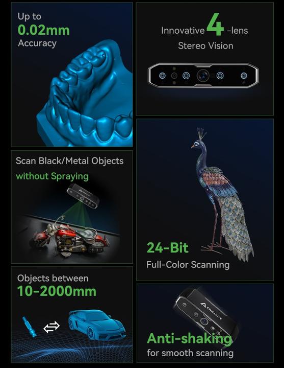 Actual product image Creality CR-Scan Otter