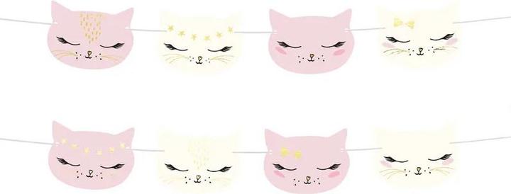 Image du produit Amscan Guirlande Chat Rose (1 pcs)