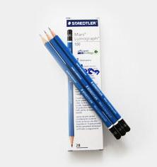 Actual product image Staedtler Pencil Mars Lumograph 100 (2 mm, 4B, 12 x)