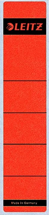 Actual product image Leitz Folder spine label, 61 x 285 mm, long, wide, red suitable for standard and hardboard