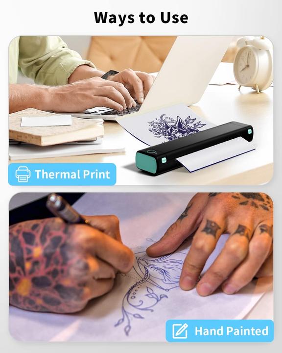 Actual product image Phomemo Tattoo Transferpapier A4 für M08F Drucker (100 Blatt)