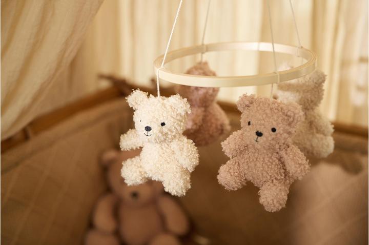 Immagine prodotto Jollein Dispositivo mobile Teddy Bear Wild Rose / Naturel