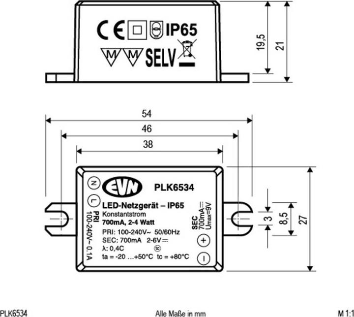 Actual product image EVN-Lichttechnik P-LED