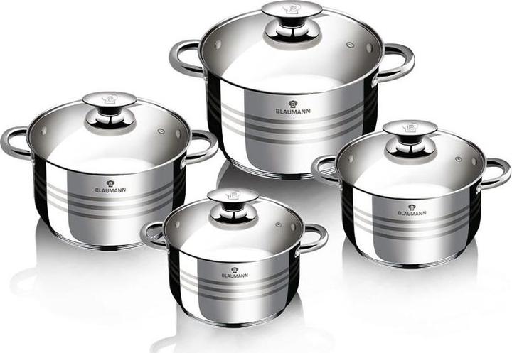 Blaumann Cooking pot set (Pot, Stainless steel, 24 x 18 cm)