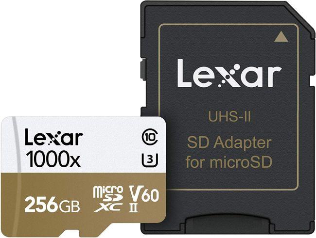 Produktbild Lexar microSDXC Professional UHS-II 1000x 256GB (LSDMI256CBEU1000R) (256 GB, microSDXC, UHS-II)
