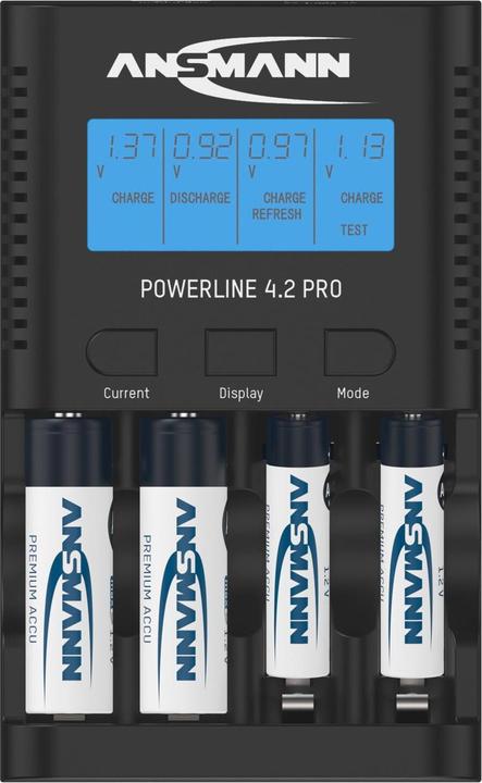 Image du produit Ansmann Ligne électrique 4.2 Pro (1 pcs, AA, AAA, Chargeurs sans batterie)