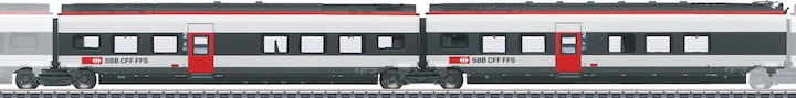 Actual product image Märklin 43462 H0 Supplementary set 2 for SBB Giruno D(B9) 2nd class and E(B8) 2nd class (Track H0)