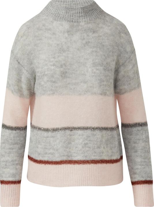 Produktbild s.Oliver Strickpullover Leichter Alpakamix-Pullover mit Colour-Blocking und Pailletten (36)