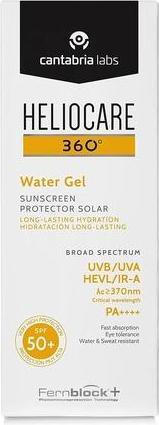 Actual product image Heliocare 360° Water Gel (Sun cream face, SPF 50, 50 ml)