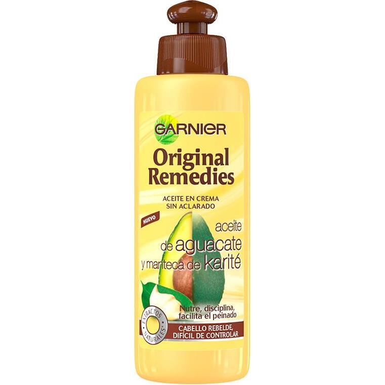 Garnier, Haaröl + Haarserum, Original Remedies Aceite en crema Aguacate y Karité 200ml, Frauen, Widerspenstiges Haar, Al...