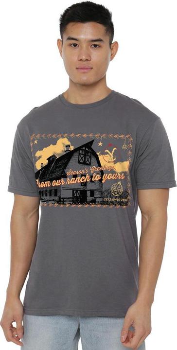 Produktbild Yellowstone Seasons Greetings From The TShirt weihnachtliches Design (3XL)