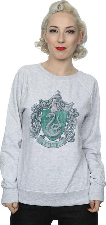 Actual product image Womens/Ladies Slytherin Cotton Sweatshirt (S)