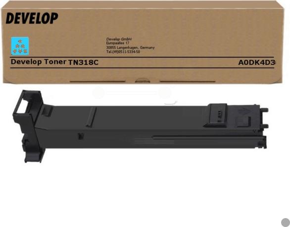 Produktbild Develop Tonerpatrone - 1 x Cyan - 8000 Seiten - für ineo+ 20, 20P (A0DK4D3)
