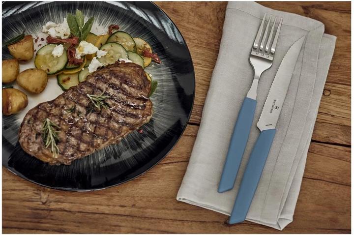 Produktbild Victorinox Besteck-Set Swiss Modern 12-teilig, Blau (12 Stk., Besteck Set)