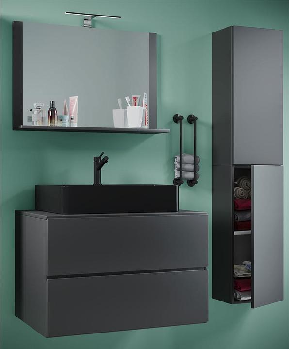 Produktbild VCM 4-tlg Waschtisch Badmöbel Lendas 80 cm L