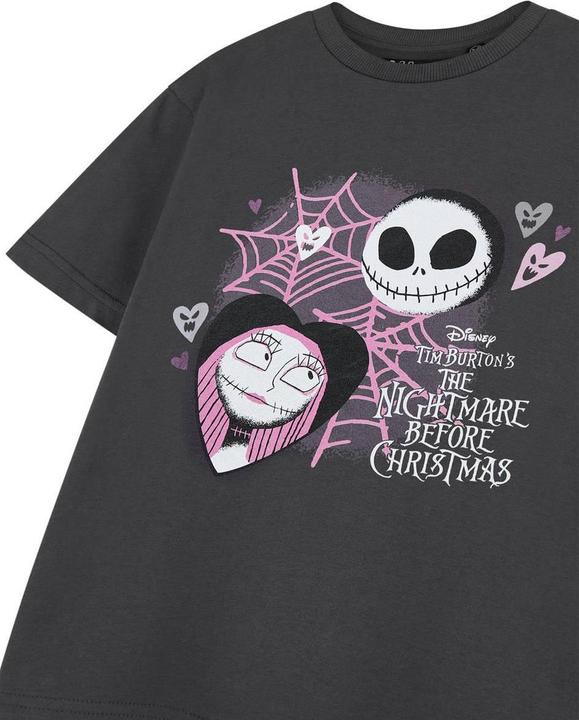 Produktbild The Nightmare Before Christmas Lovers TShirt Mädchen kurzärmlig (158, 164)