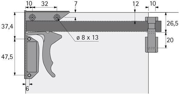 Actual product image Hettich Partial-extension runners QUADRO 25 (5 pcs.)