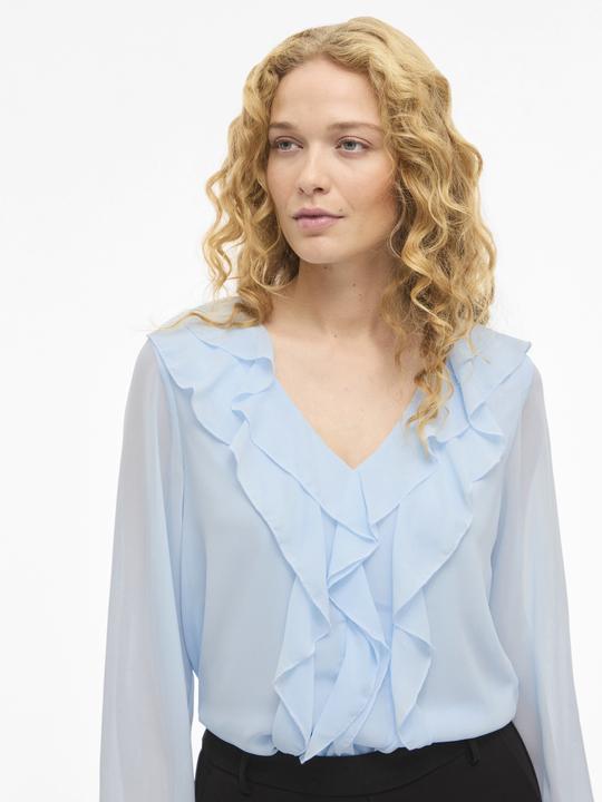 Immagine prodotto Vila VIANE Gerüschtes Oberteil mit langen Ärmeln (36)
