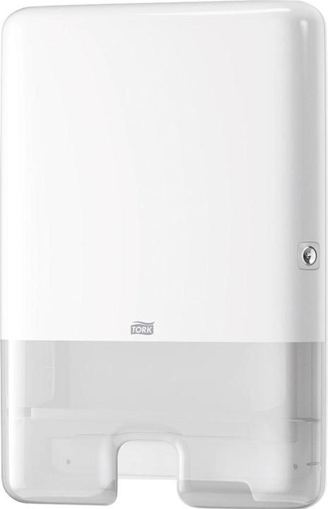 Tork Distributeur d'essuie-mains pliés H2 Xpress plastique blanc 302 x 102 x 444 mm