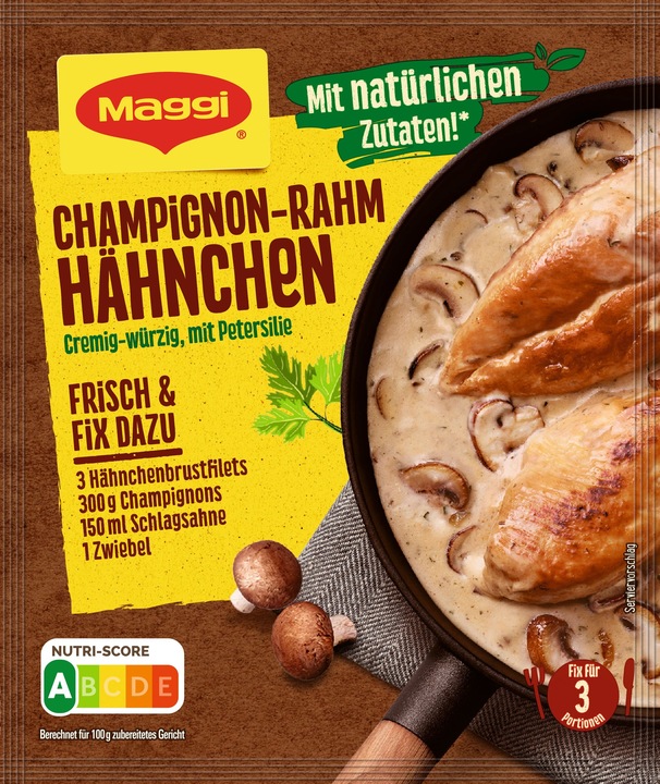 Produktbild Maggi FIX Champignon Rahm Hähnchen (36 g)