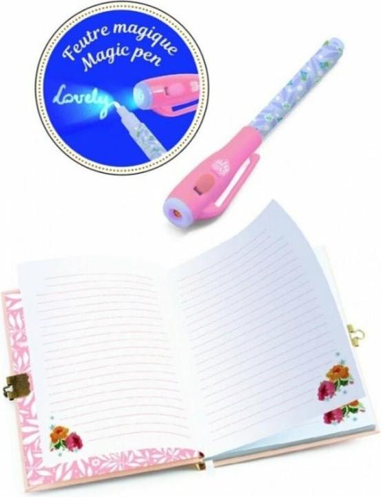 Image du produit Djeco Journal secret d'Oana (À rayures, Couverture rigide)