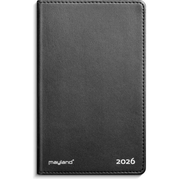 Mayland-Burde, Calendario, Calendario 2 dni czarny skóra sztuczna 2026