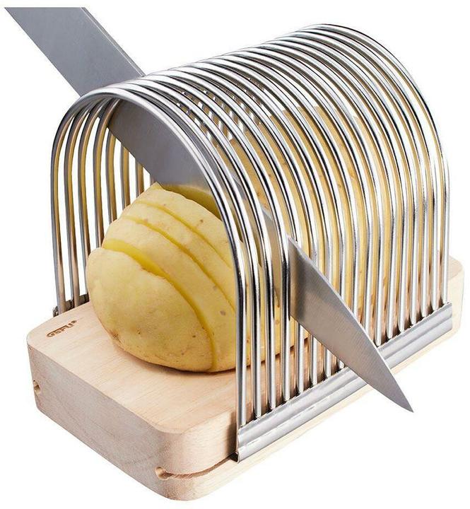 Image du produit GEFU Coupe-pommes de terre en éventail argentée