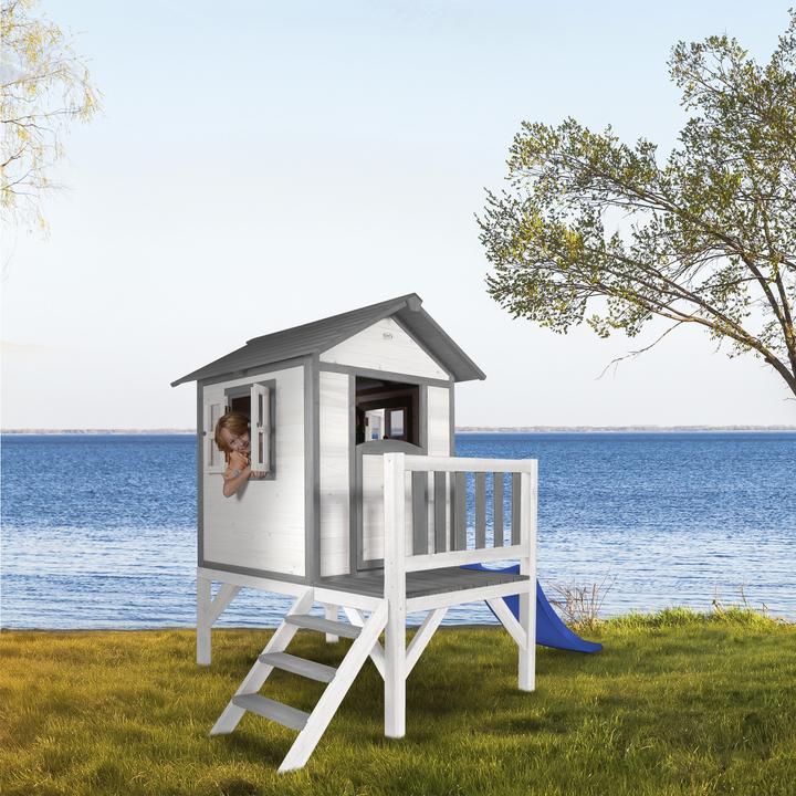 Actual product image Axi Lodge XL Playhouse Classic - Blue Slide