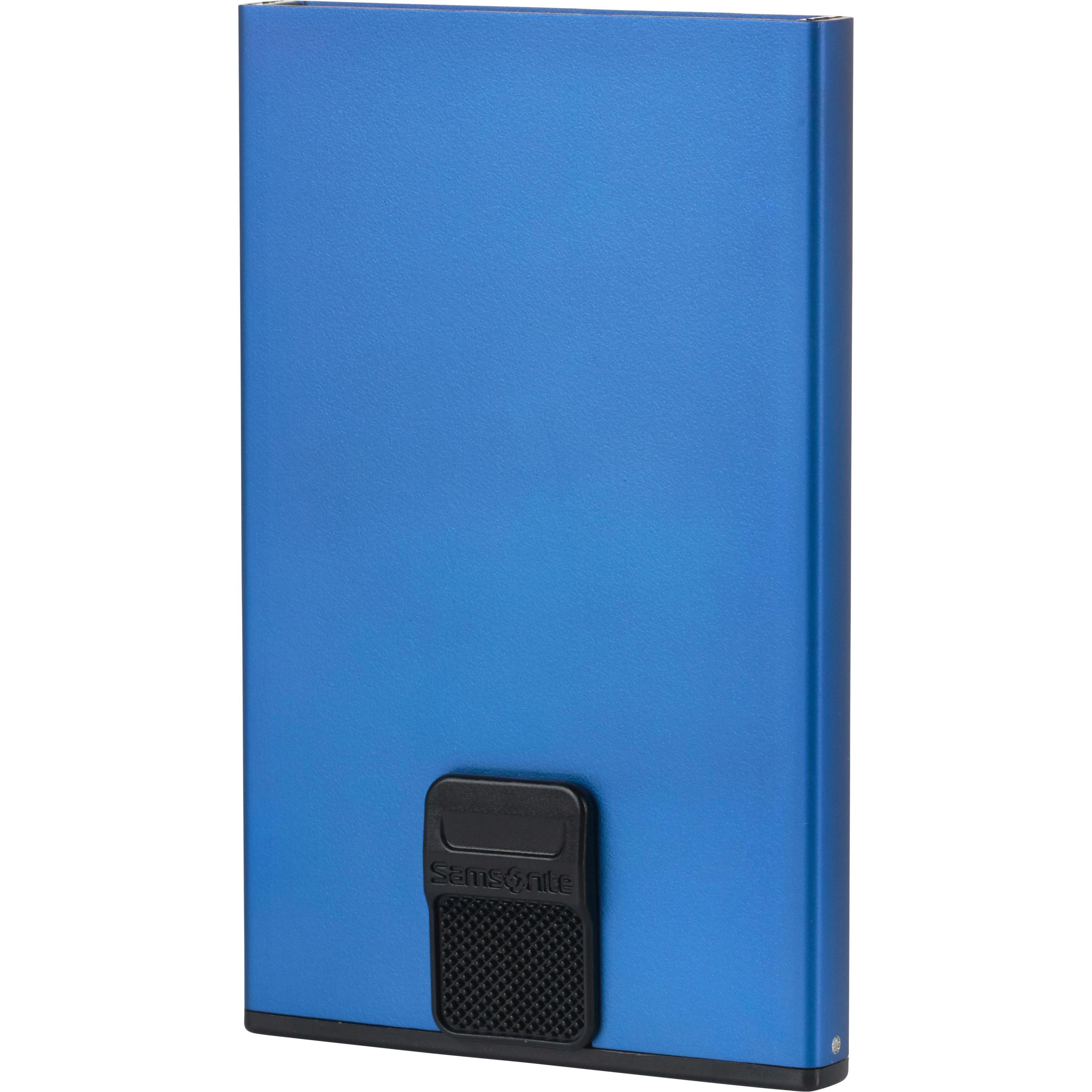 Samsonite, Herren, Portemonnaie, Alu Fit, Blau