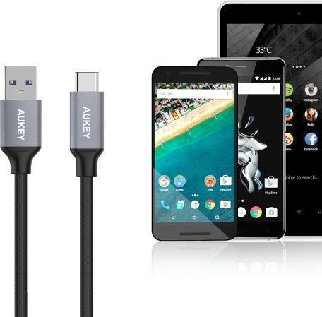 Image du produit Aukey USB-A – USB-C 5er Pack (2 m, USB 3.0)