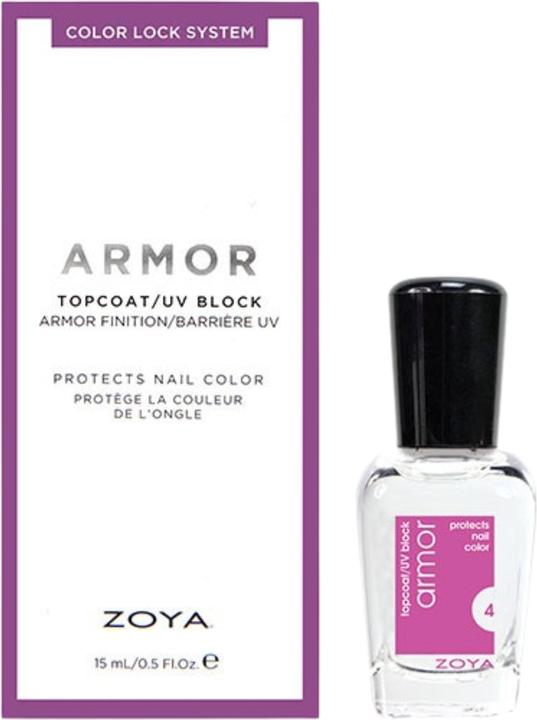 Produktbild Zoya Armor Top Coat Mit Uv-Schutz (Transparent, Top Coat, UV-Gel Lack)