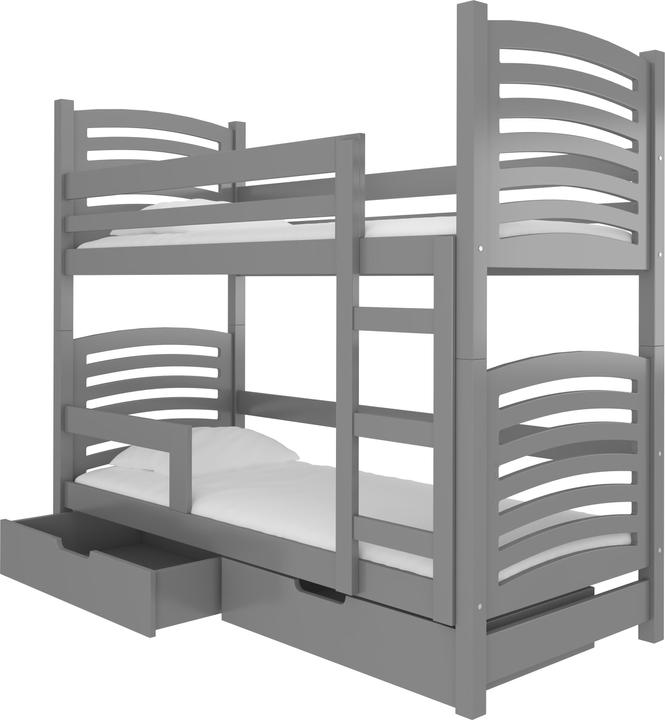 Image du produit ADRK Furniture Lit superposé avec matelas OSUNA (80 x 180 cm)